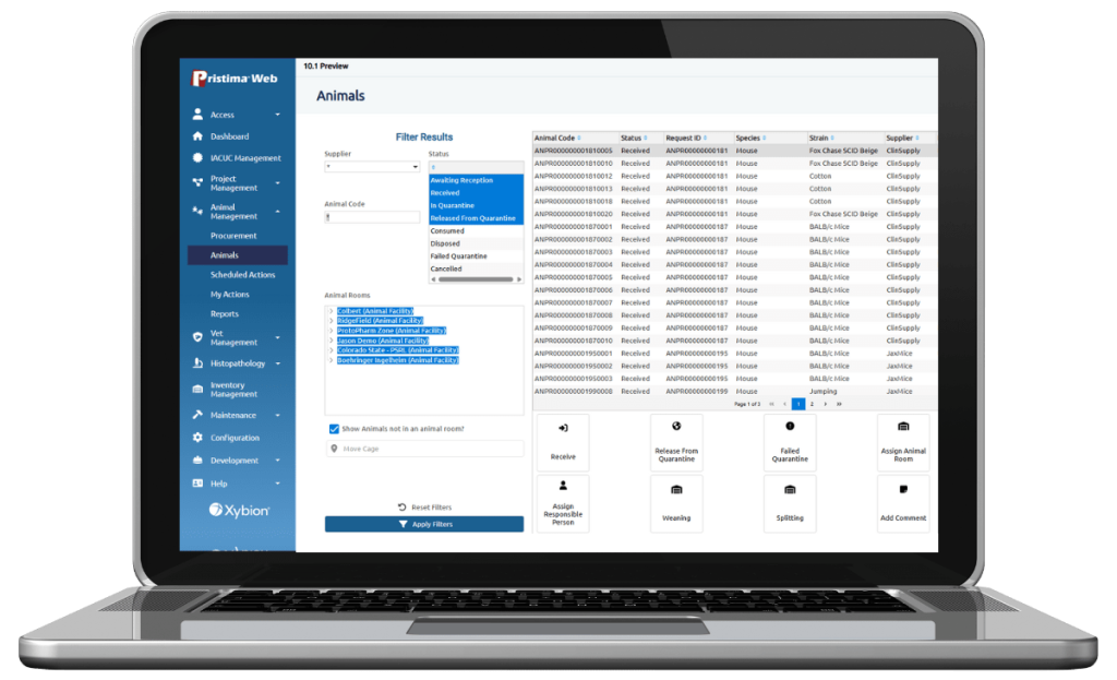 Pristima Web Veterinary Management